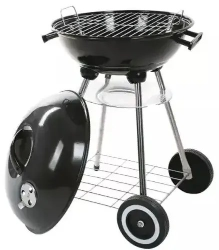 Gril záhradný okrúhly s krytom 38cm MIR230 na drevené uhlie