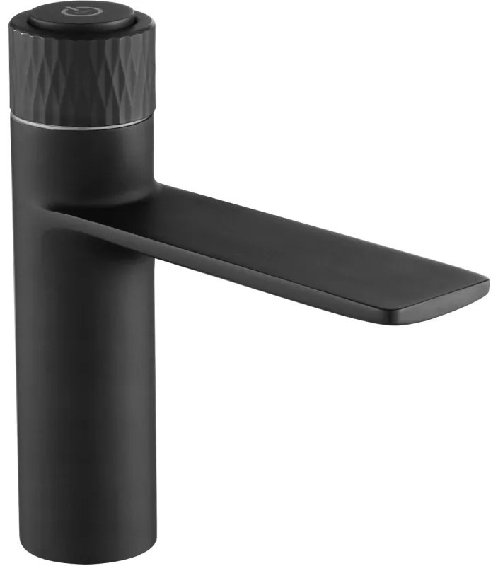 Mexen Zero+, umývadlová batéria, čierna matná, 71600-70