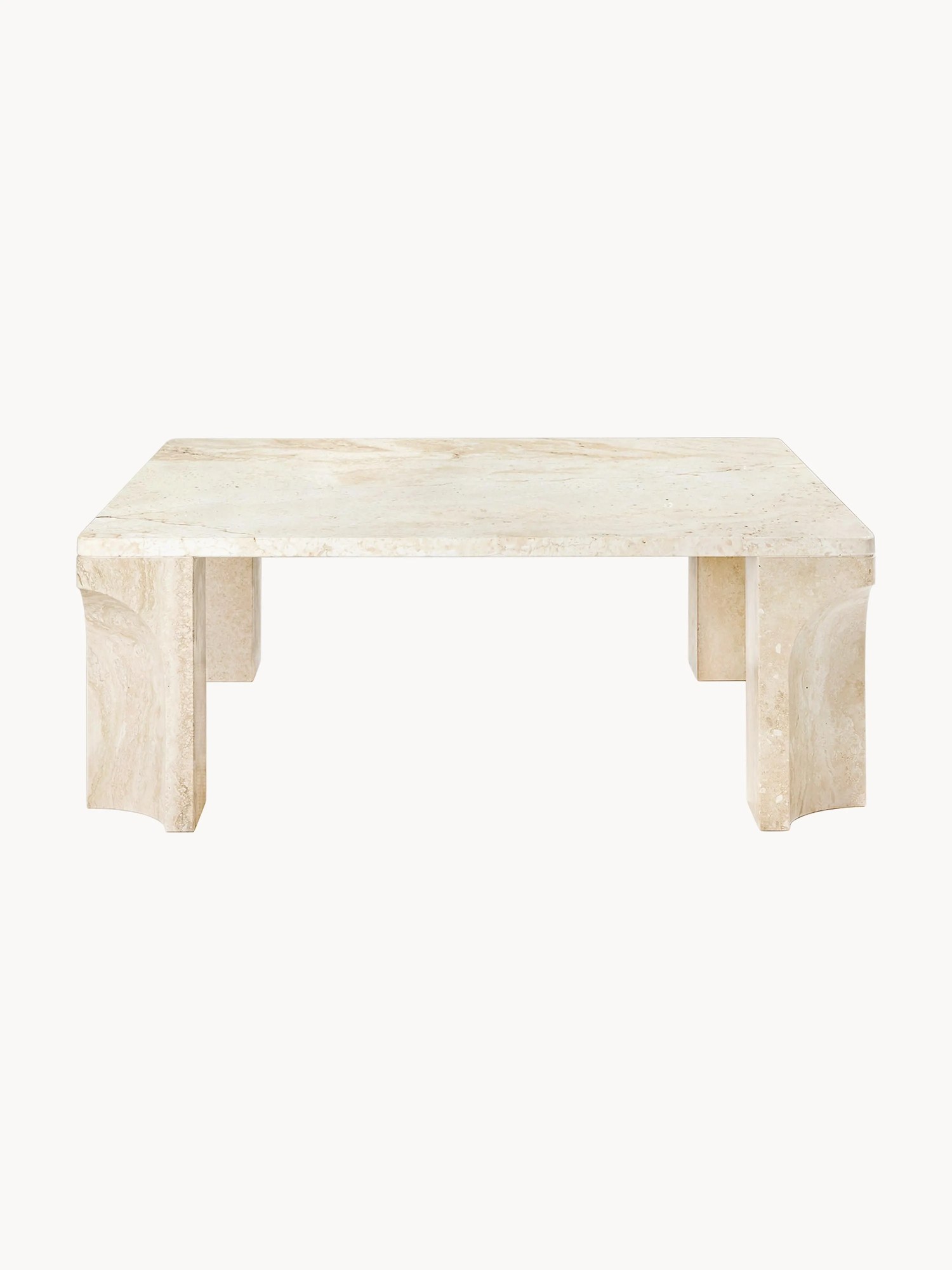 Travertínový konferenčný stolík Doric, Š 80 cm