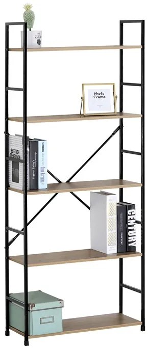 Autronic BONTEC Regál, mdf, hnedá, GD-225 OAK Farba: Hnedá