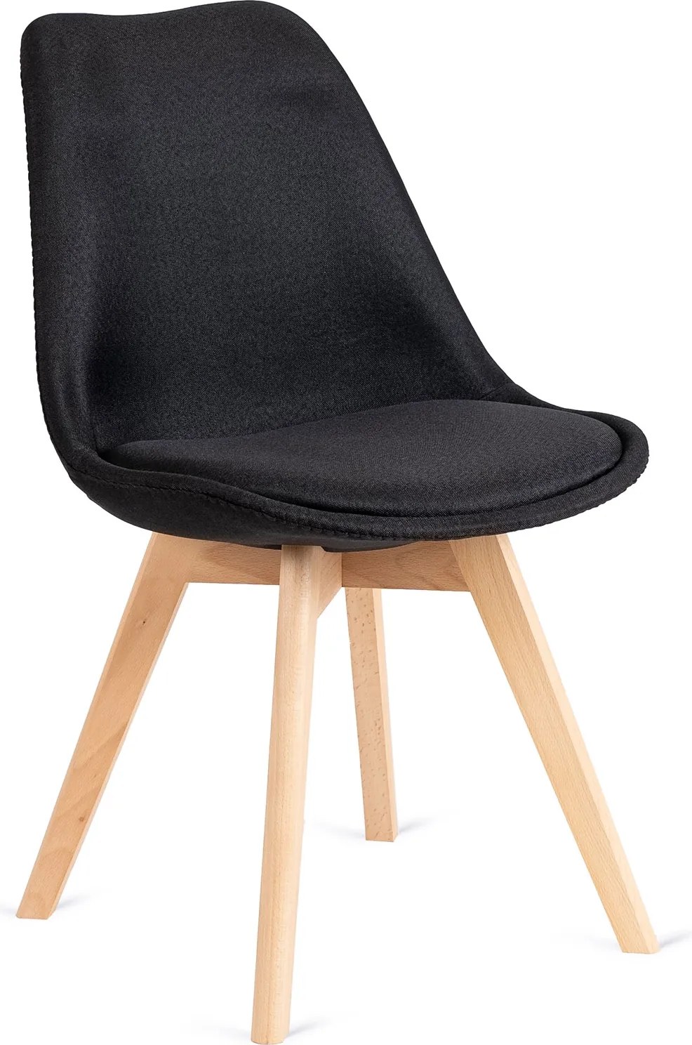 PROXIMA.store - Čalúnená jedálenska stolička NEVEL FARBA: čierna