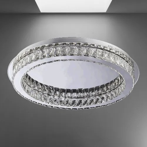 LED krištáľ strop svietidlo LUXERA 62401 MOVIDA Ø65