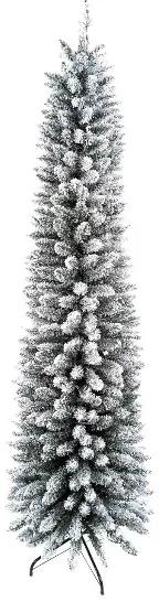 Umelý vianočný stromček Smrek Biely Štíhly 240cm