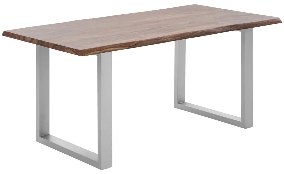 furniture-nabytek.cz - Masívny jedálenský stôl Bullwer z palisandra, lakovaný, hnedý – 170×90 cm