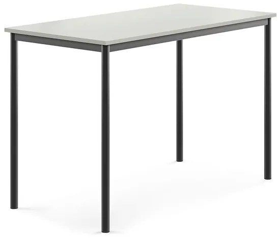Stôl BORÅS, 1400x700x900 mm, laminát - šedá, antracit