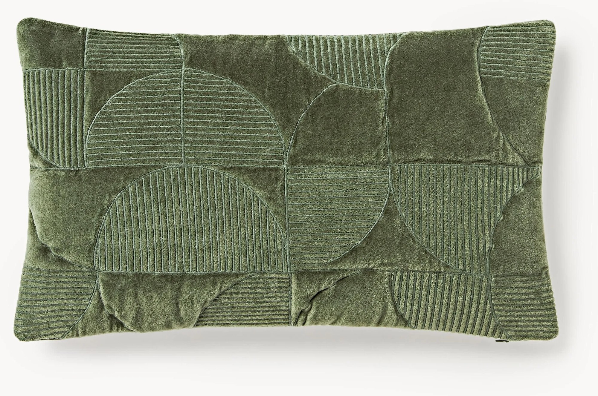 Vyšívaný poťah na vankúš s geometrickým vzorom Verina