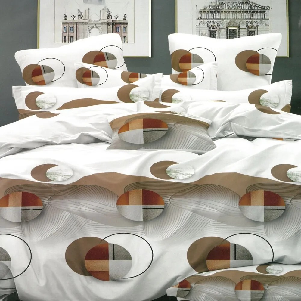 Bavlnené obliečky Homa GILBERT CIRCLE 7-dielna sada 140x200 cm