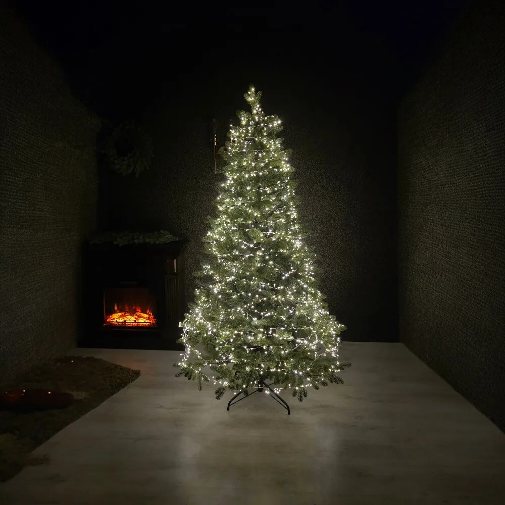 NANO LED vianočné svetielka na stromček teplá biela 16m 540LED