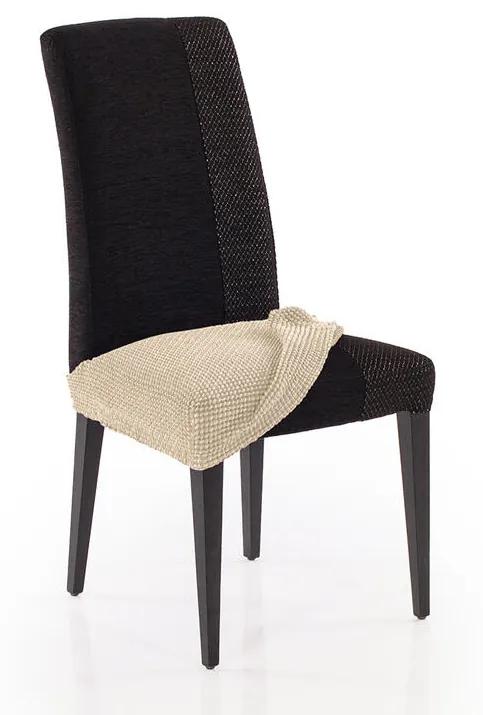 Super strečové poťahy NIAGARA smotanová stoličky 2 ks (40 x 40 cm)