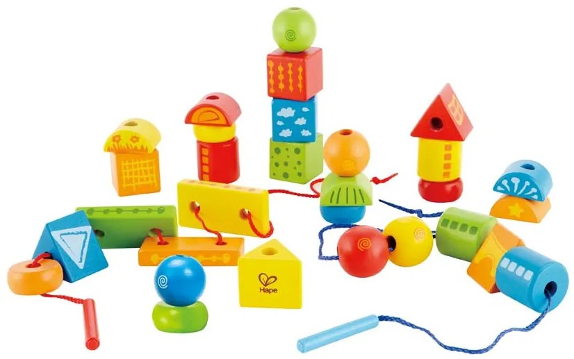 Navliekacie drevené korále – tvary