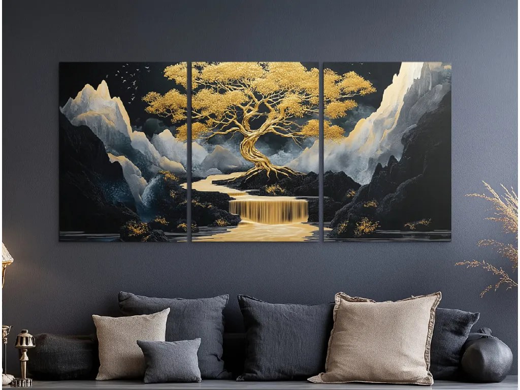 drevko | Trojdielny obraz Stromu života Symfónia