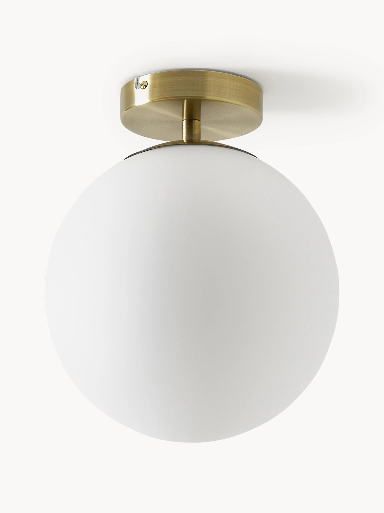Malá stropná lampa zo skla Hitch