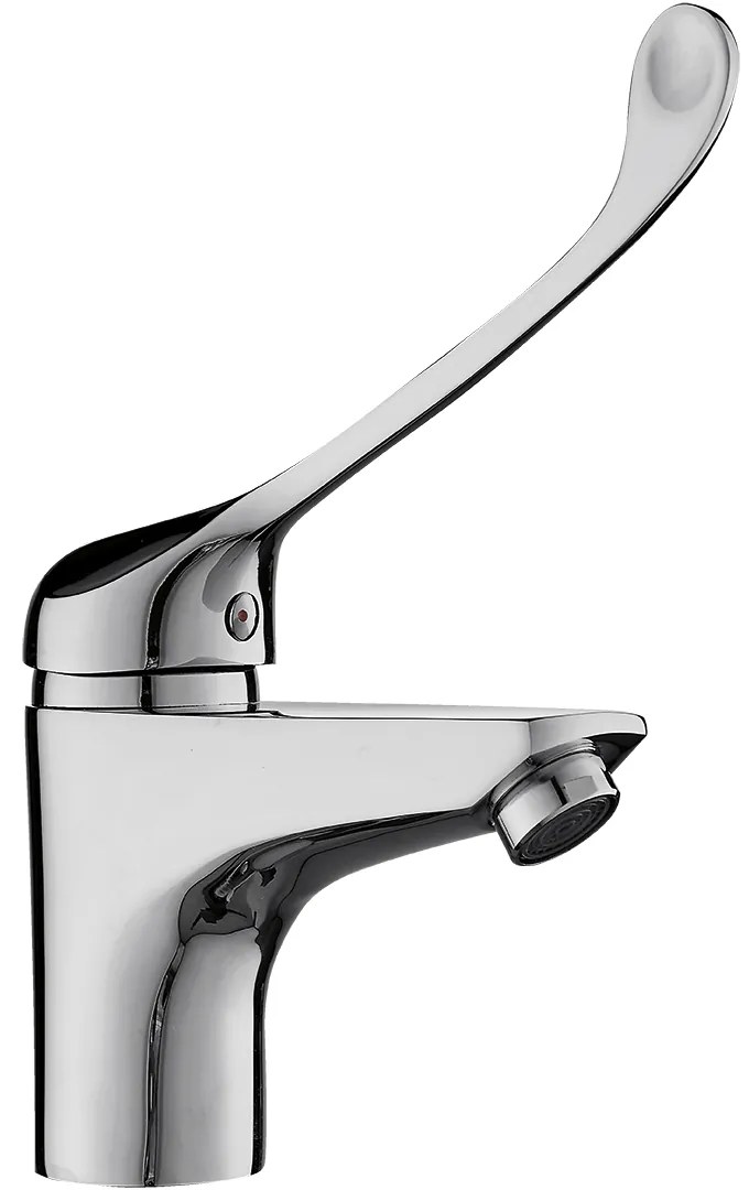 Kuchinox Madera, umývadlová batéria h-118 s lekárskou pákou, chrómová, LAV-BQM_02MD