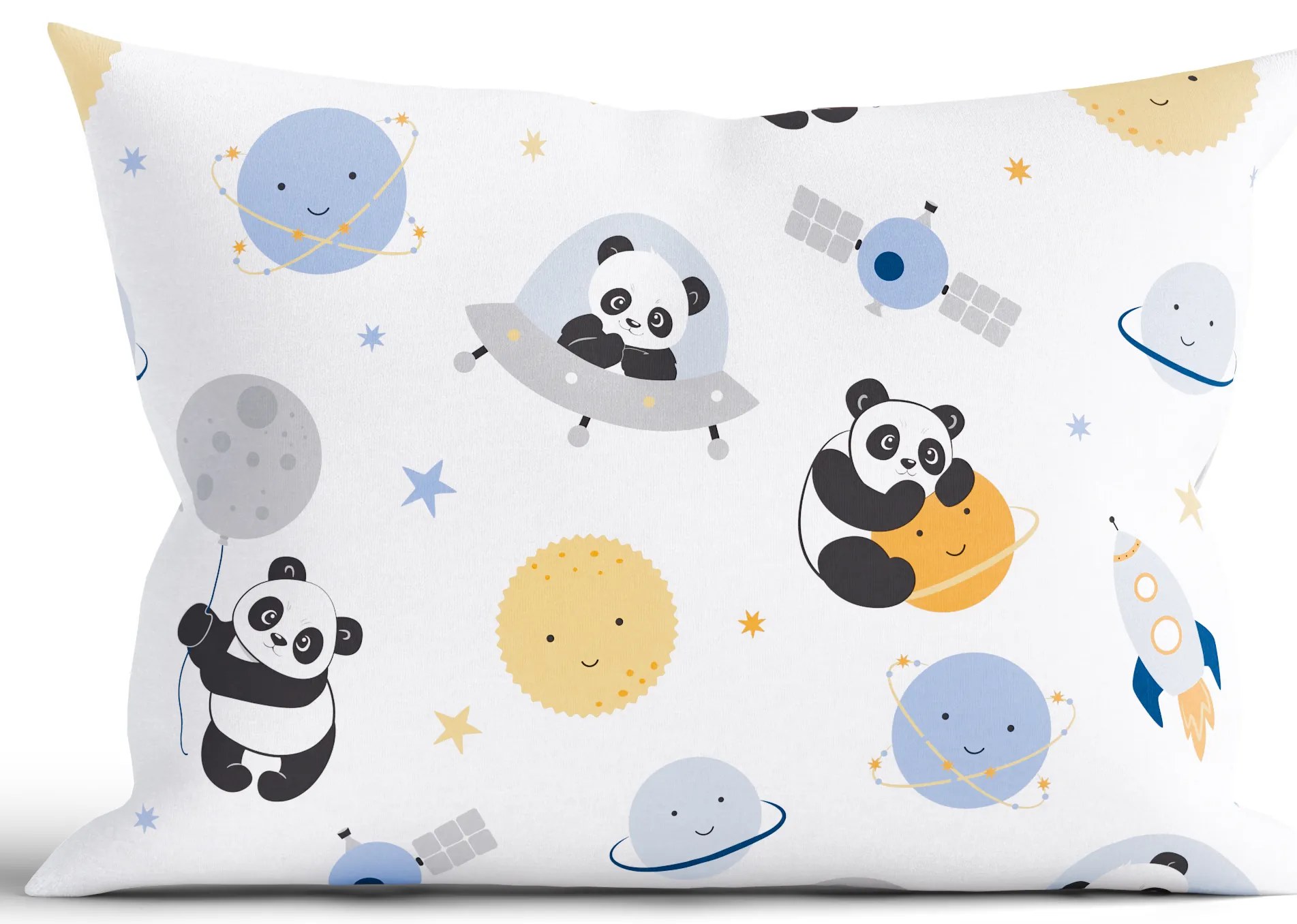 Bavlnená obliečka na vankúš Renforcé 40 × 60 cm – Vesmírna panda