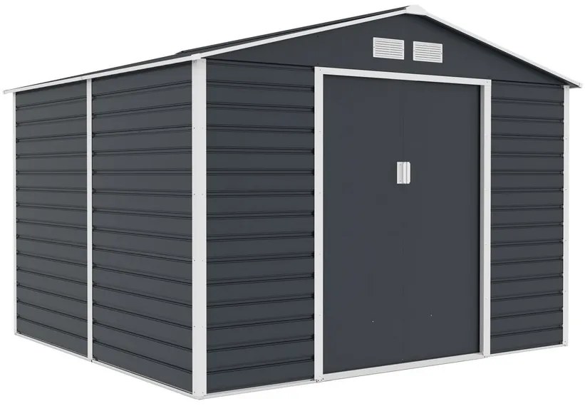 Záhradný domček G21 GAH 706 - 277 x 255 cm, antracitový 63900692