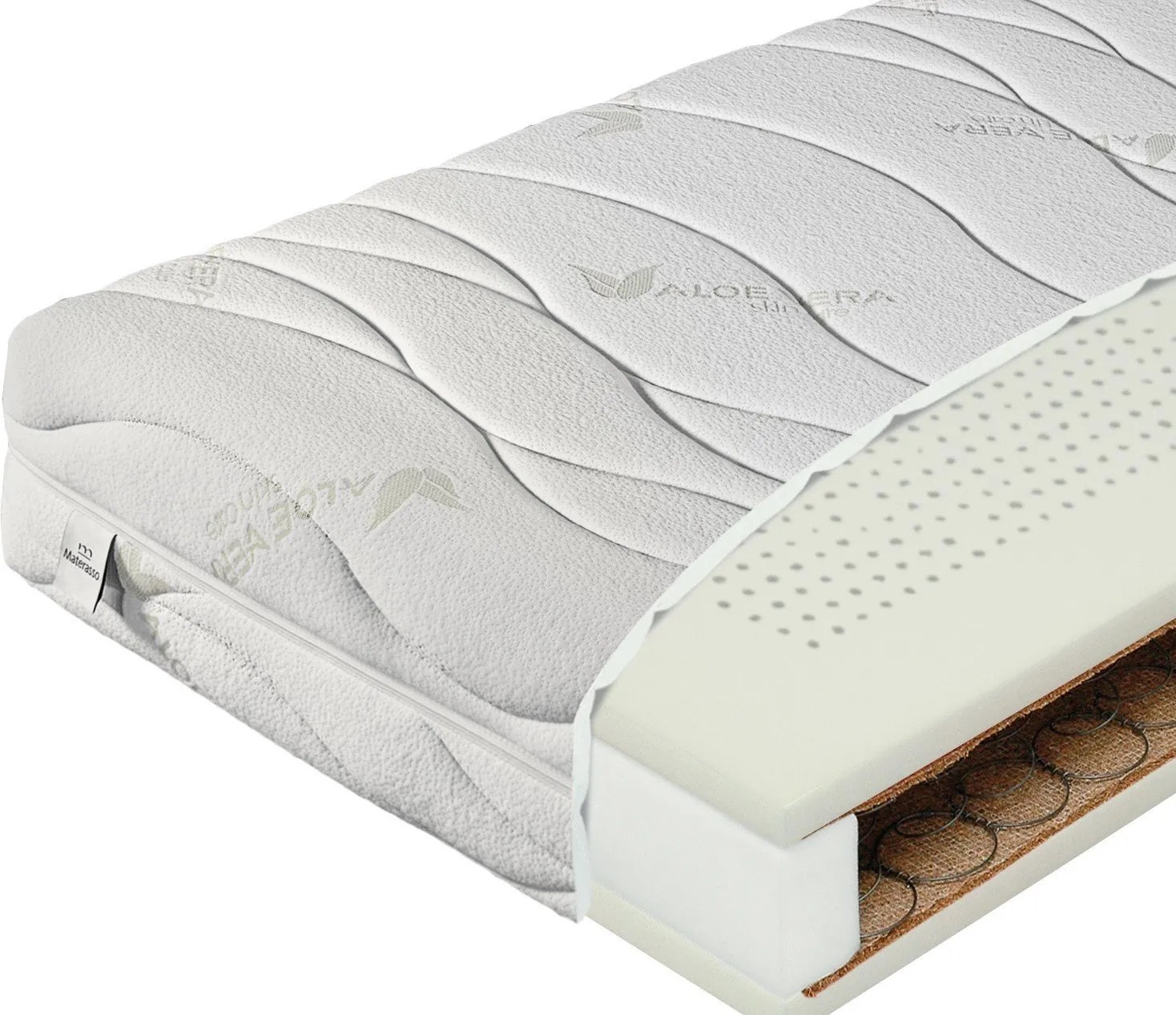 Materasso Pružinový matrac Admirál Bio hydrolatex Rozmer: 160 x 200 cm, Tvrdosť: T4