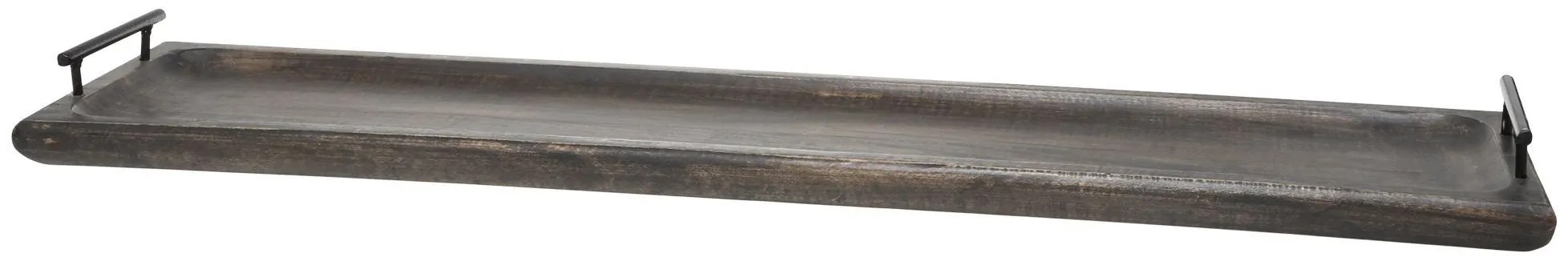 Dlhý úzky drevený servírovací podnos s uchami Tours Tray - 90*20*8 cm
