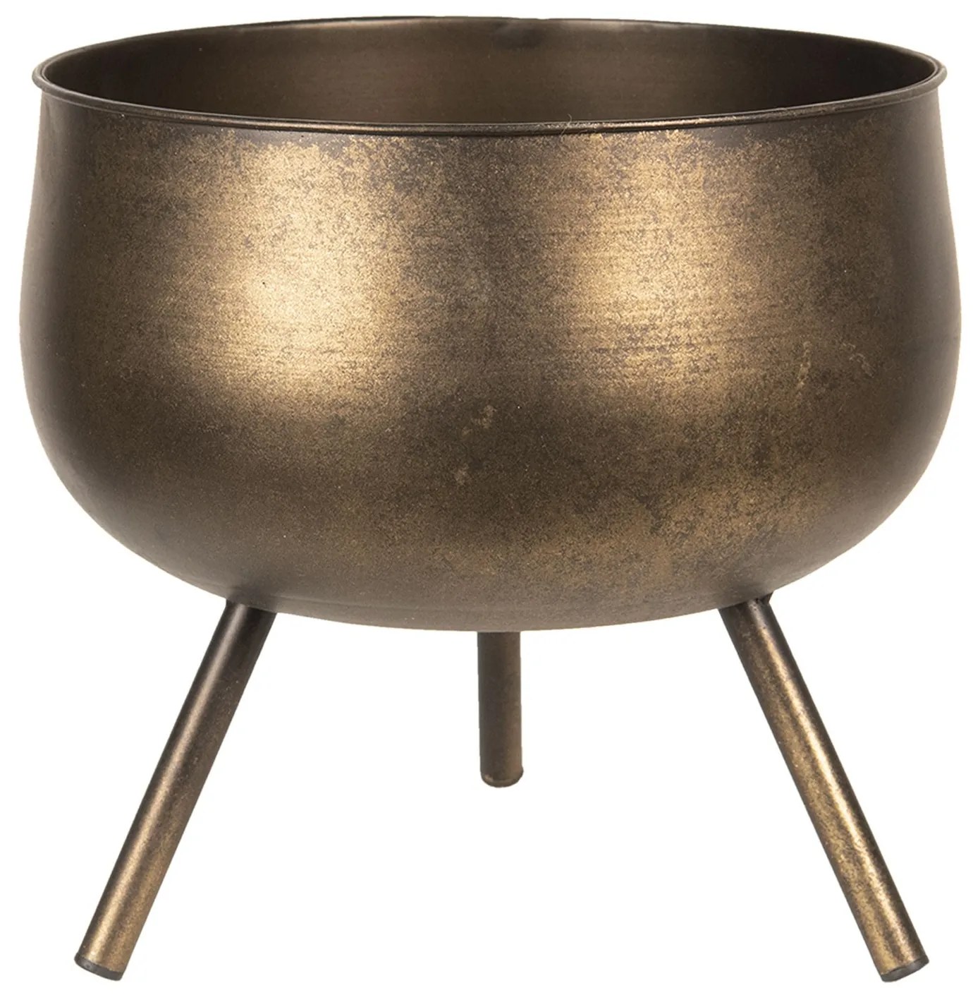 Bronzový kvetináč na nohách - Ø 30*30 cm Bronzový kvetináč na nohách - Ø 30*30 cm