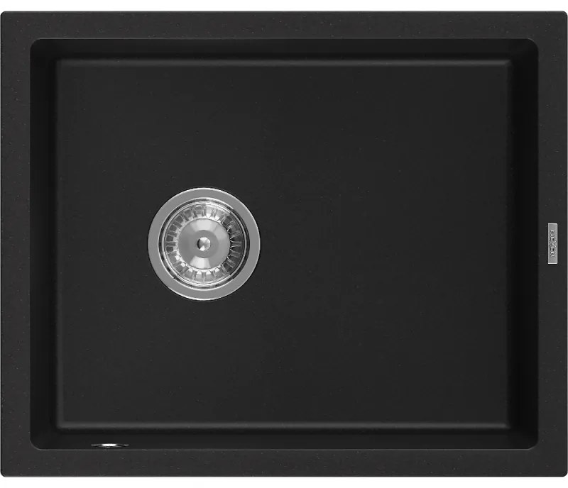 Mexen Pedro - drez granitový 56,0x46,0cm, 1-komorový, čierna, 6508561000-77