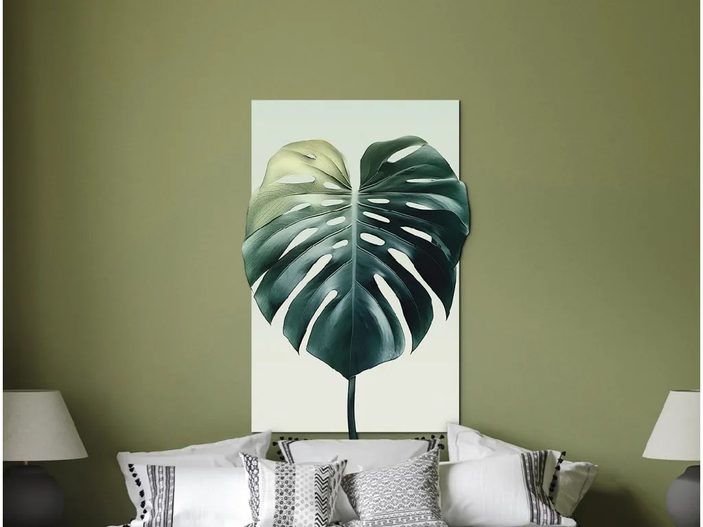 drevko | Obraz List monstery 45 x 30 cm