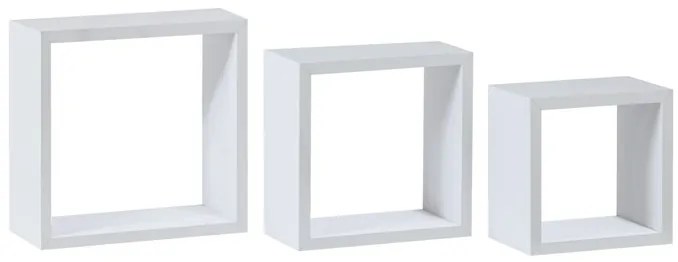 BONTEC Polička, mdf, hnedá, P-012 SON Farba: Biela