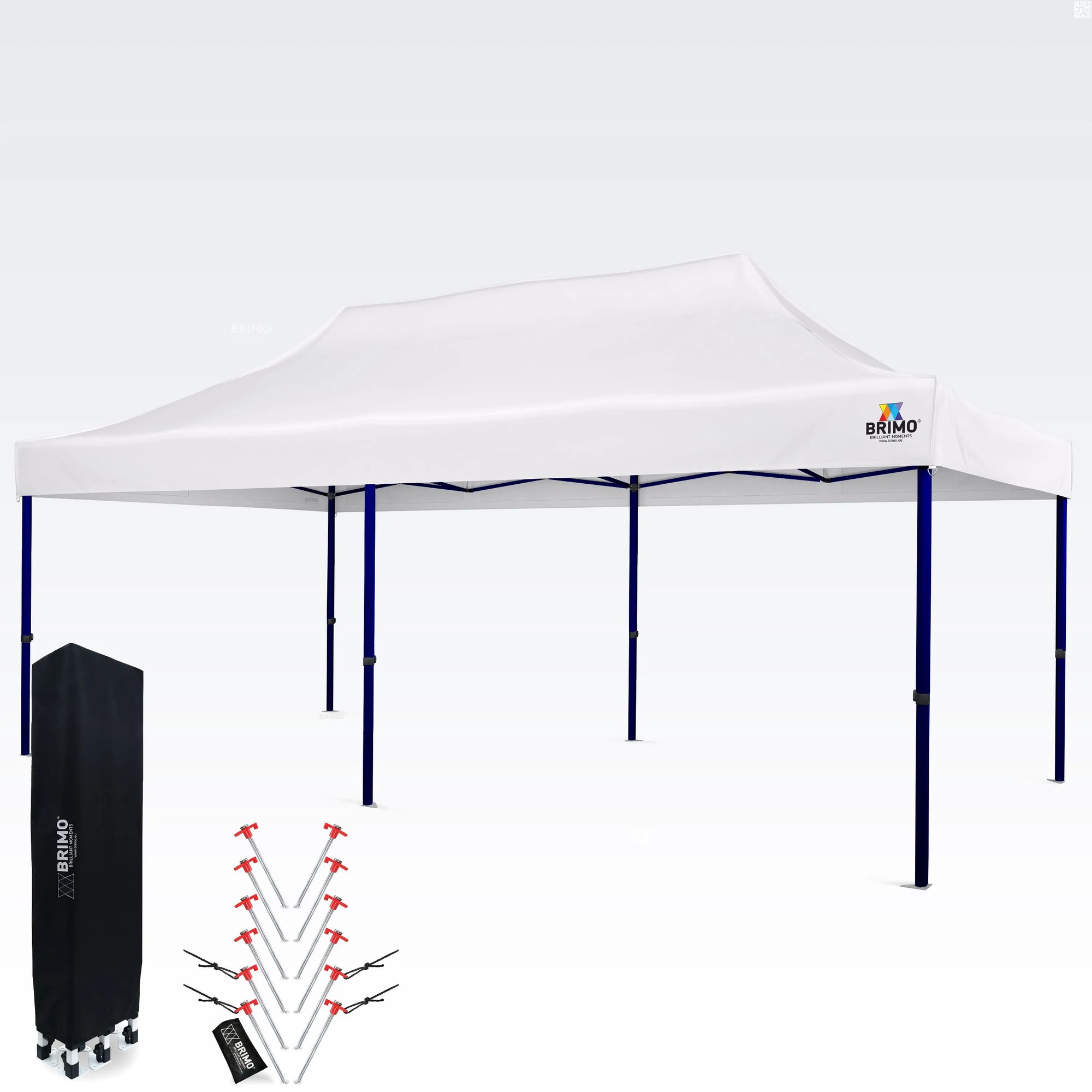 BRIMO Párty stan 3x6m - bez 3 stien - Biela 28