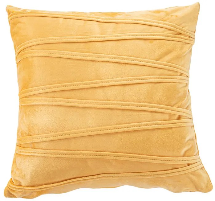 Obliečka na vankúšik ELLA žltá 45 x 45 cm