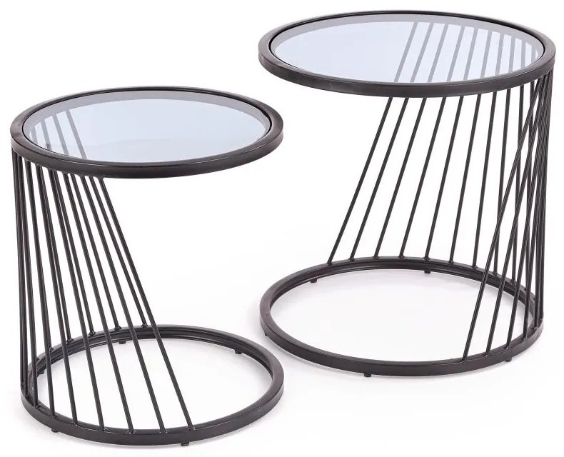 Konferenčný stolík Antilla, číra / čierna