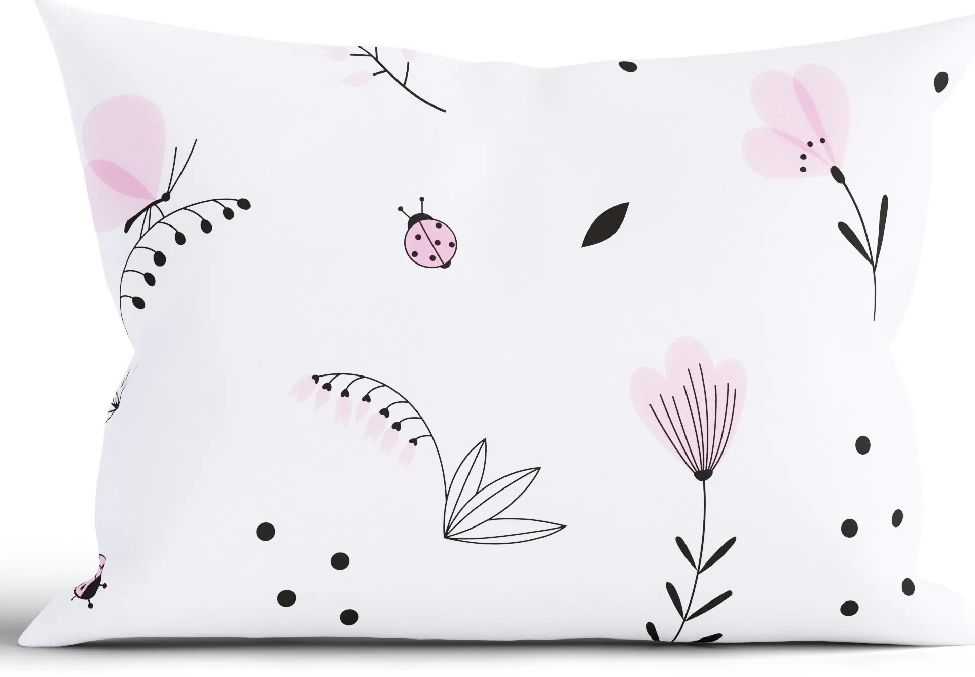 Bavlnená obliečka na vankúš Renforcé 50 × 70 cm - Lúka