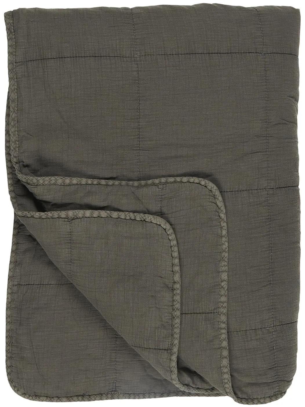 Ib Laursen Prešívaný prehoz Thunder Grey 130 × 180 cm
