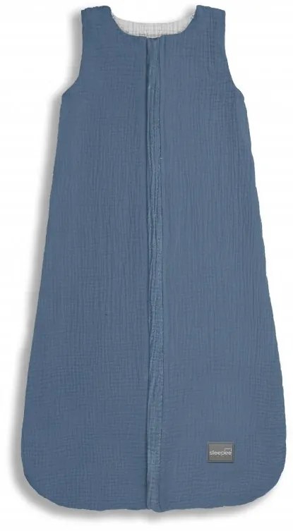 Obojstranný ľahký mušelínový spací vak Petrol 4 – 24 mesiacov M