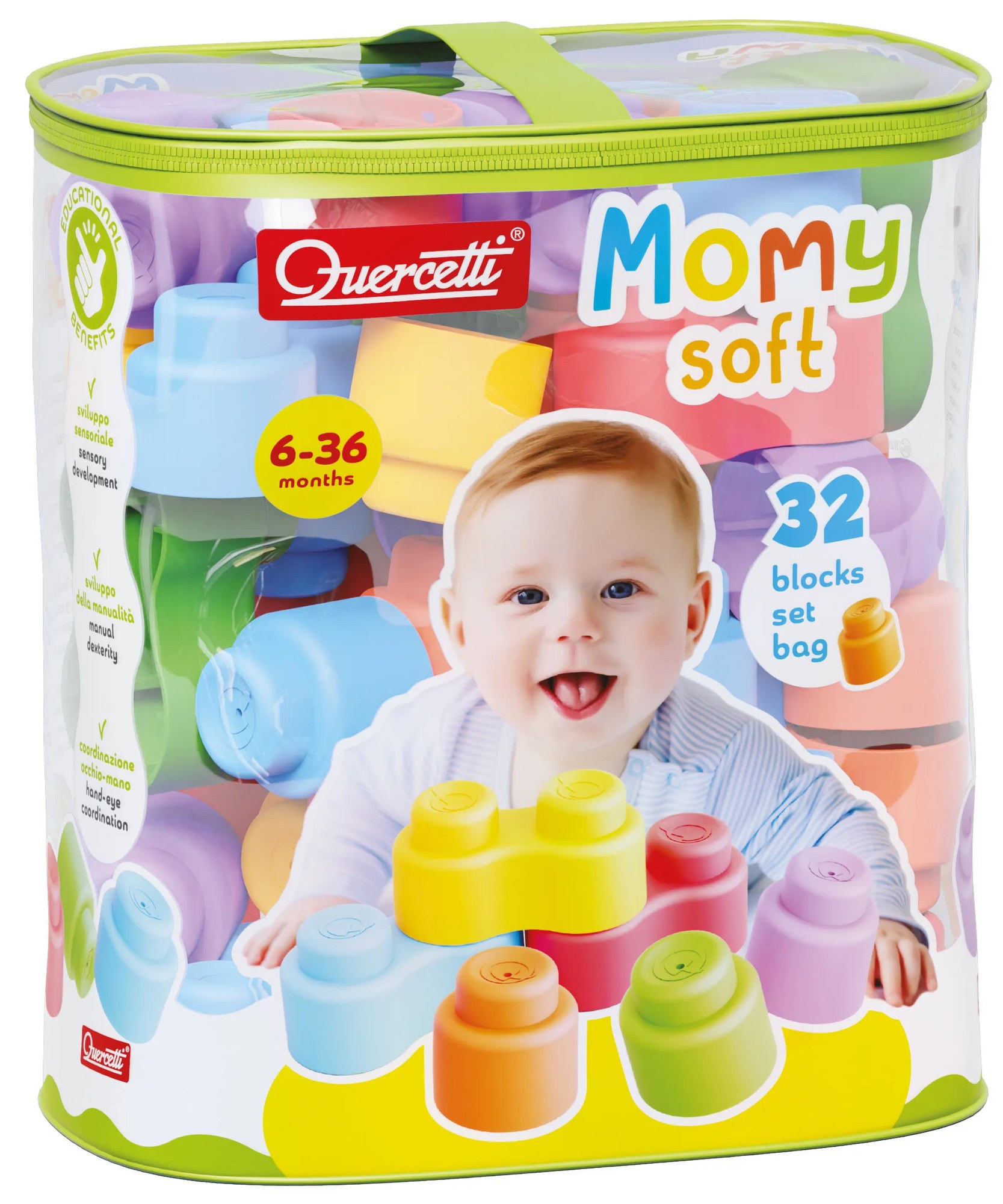 Momy Soft Bag - mäkké kocky v taške so zipsom