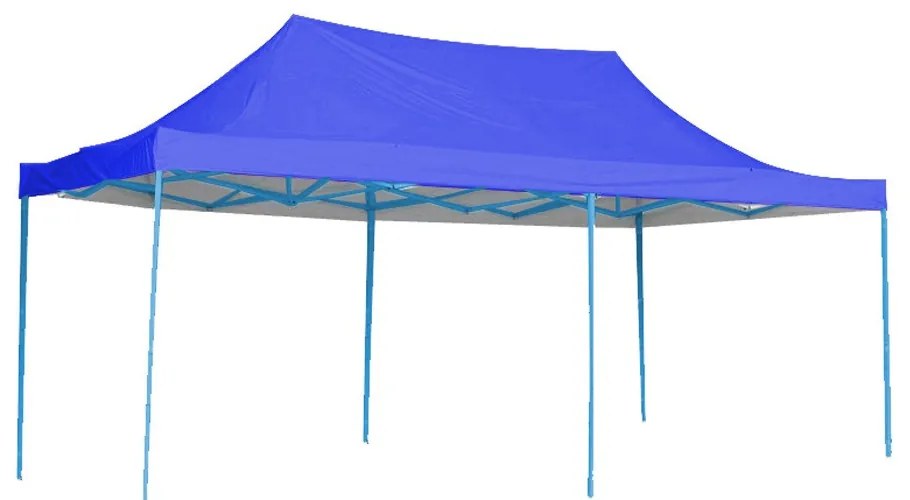 Záhradný pavilón-modrý+prenosná taška-2,9x5,7 m