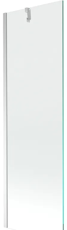 Mexen Next, vaňová zástena 1-krídlová 60 x 150 cm, fixné krídlo, 6 mm číre sklo, chrómový profil, 895-060-000-00-00-01