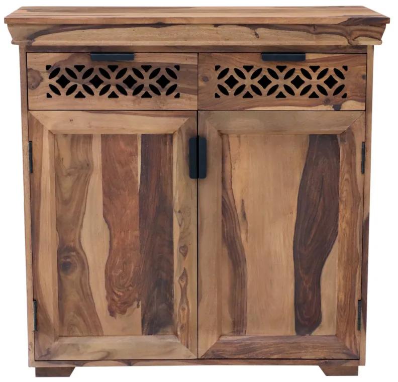 Komoda Mira 90x90x45 indický masív palisander Only stain