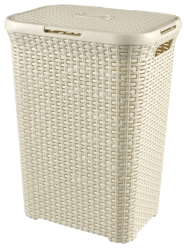 Curver Kôš na špinavú bielizeň STYLE 40l krémovo biela