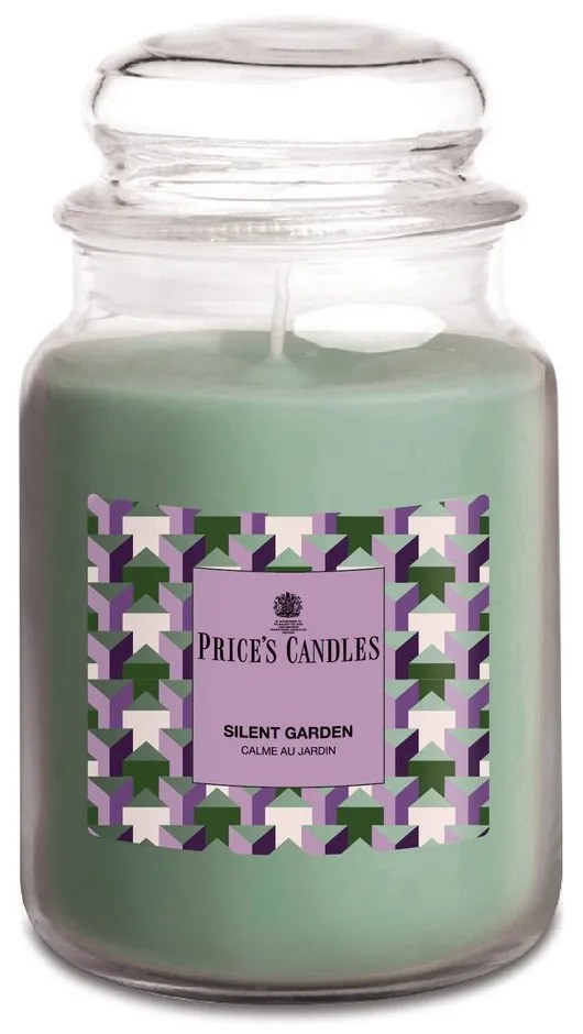 Price´s Price's MAXI vonná svíčka ve skle Silent Garden - hoření 130h