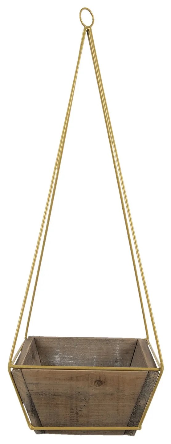 Závesný kovový dekoračný držiak rastlín - 21*21*61 cm