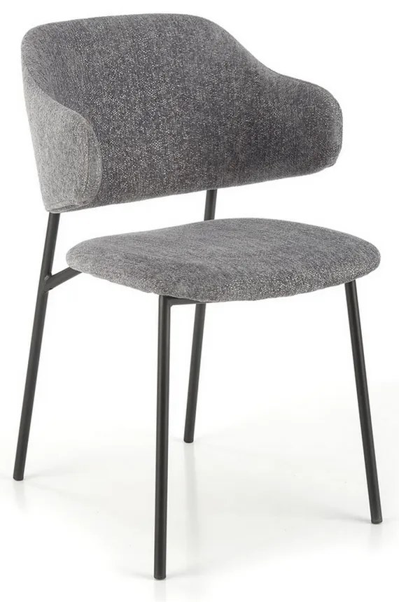 Jedálenská stolička Lutero, sivá