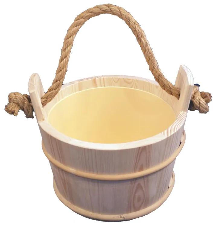 Vedro do sauny 4l, borovica / lano