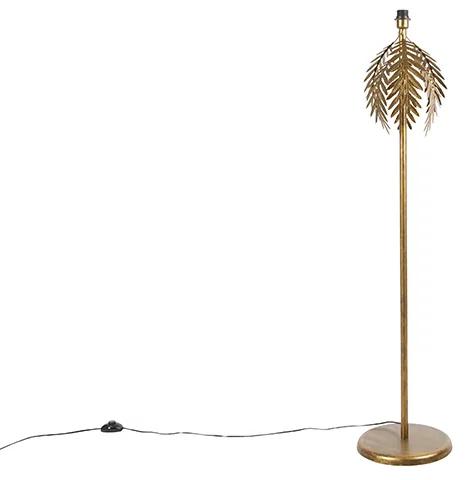 Vintage stojaca lampa zlatá 145 cm - Botanica