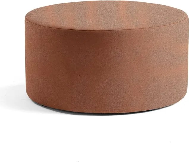 Taburet CASUAL, Ø 1000 mm, látka CURA, medená