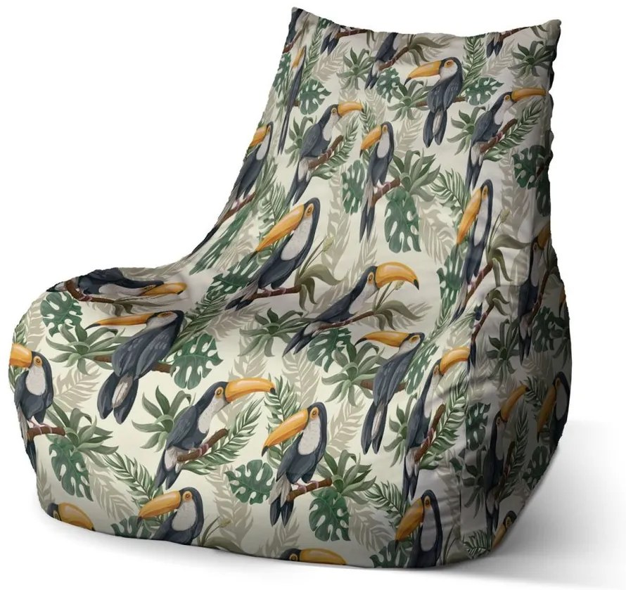 Sedací vak Bean tukan, farebná
