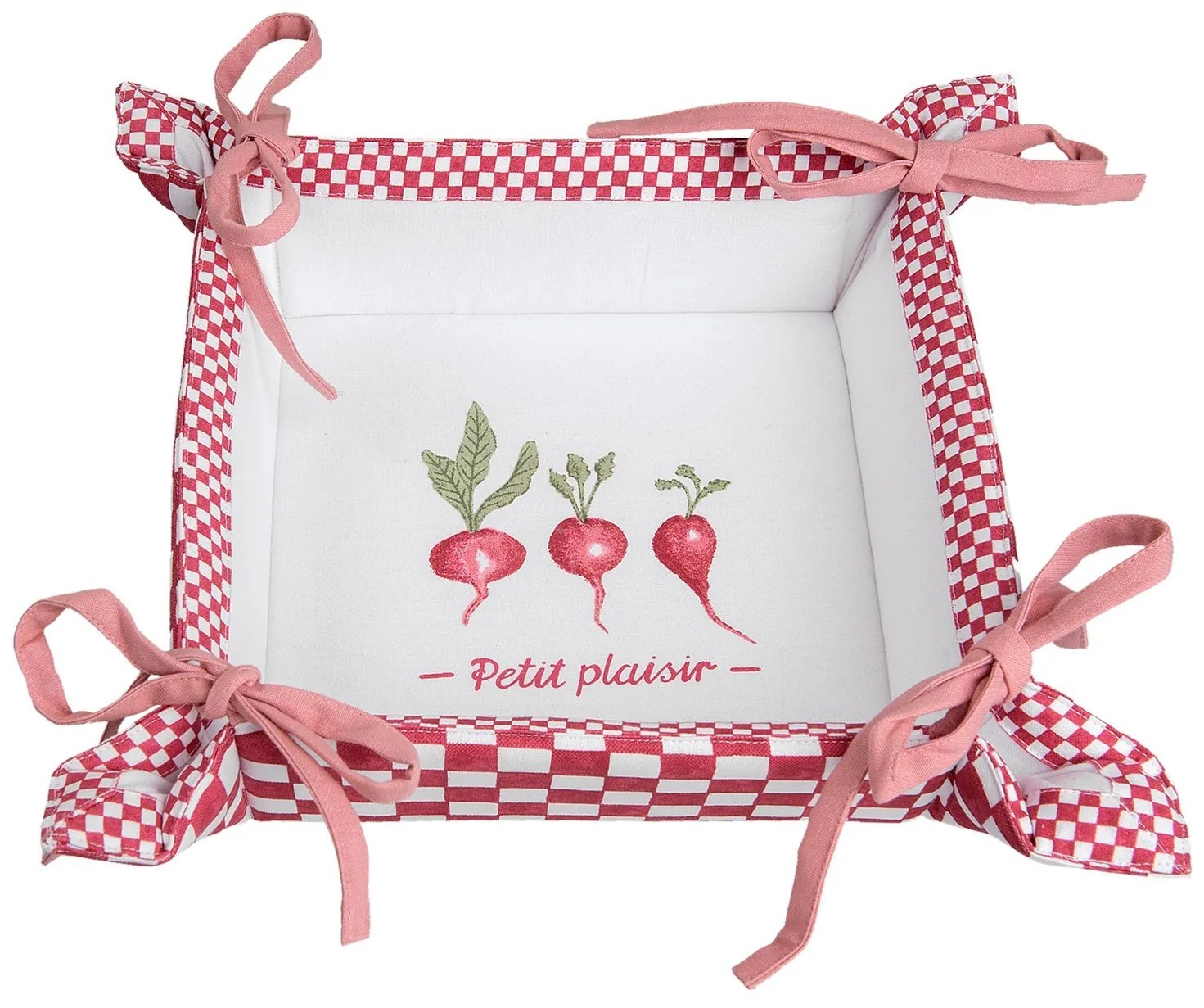 Obojstranný košíček na pečivo Petit Plaisir - 35 * 35 * 8 cm