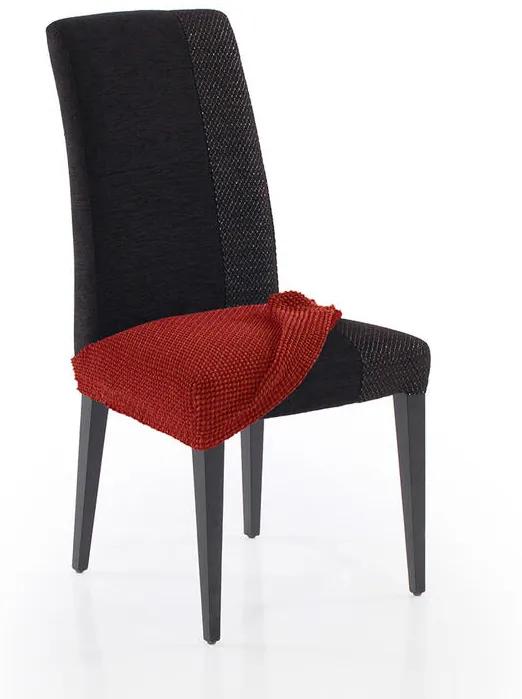 Super strečové poťahy NIAGARA tehlová stoličky 2 ks (40 x 40 cm)