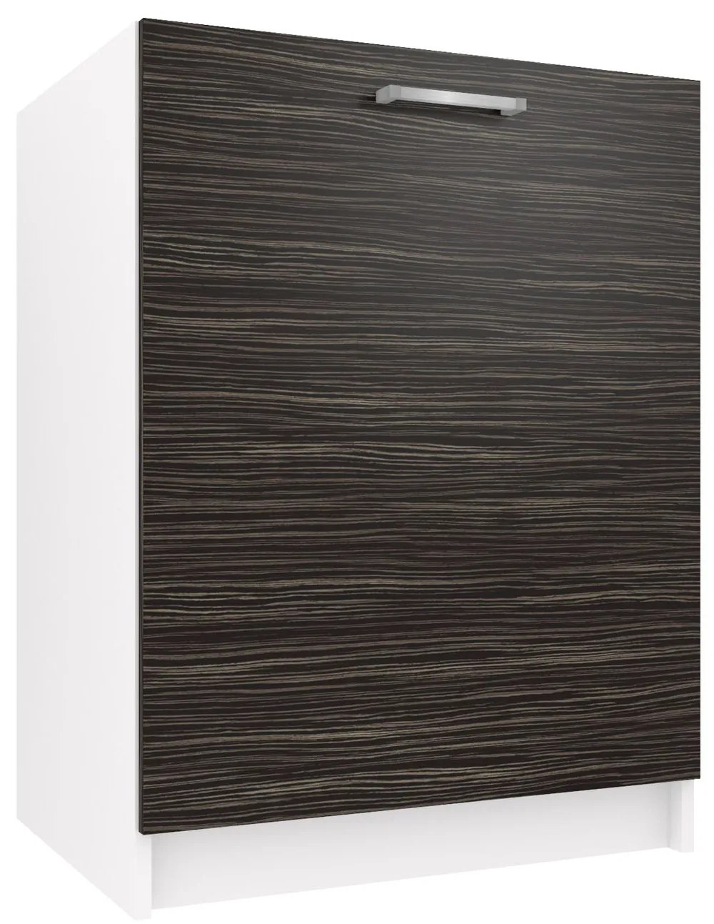 Kuchynská skrinka Belini drezová 60 cm eben kráľovský bez pracovnej dosky TOR SDZ60/0/WT/HK/0/P