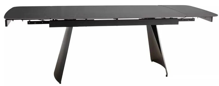 Jedálenský stôl Leval, čierna