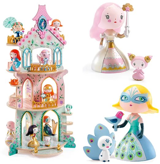 Balíček Arty Toys - princezné Candy & Columba & Veža pre princezné