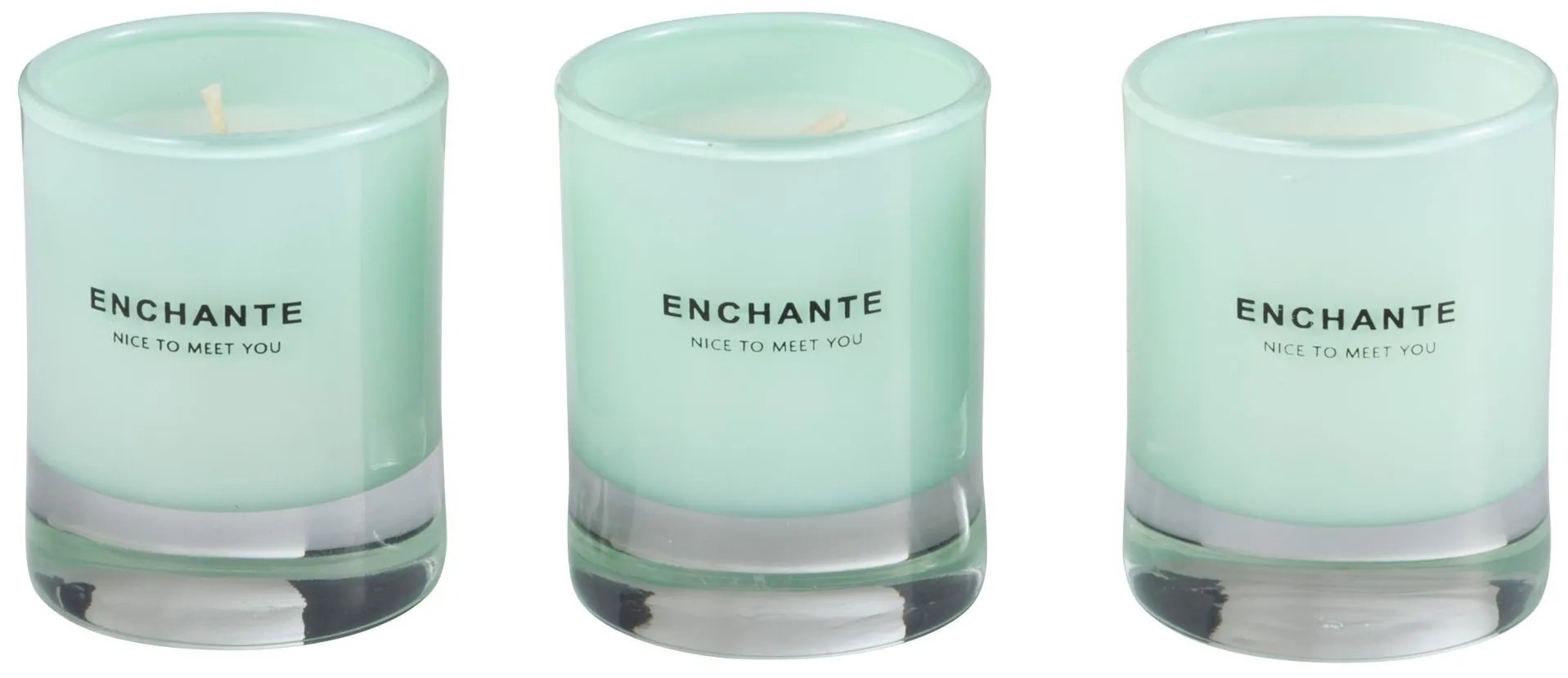 3ks kvetinová vonná sviečka v skle Mixed Bouquet - Ø 6*7 /3*10h