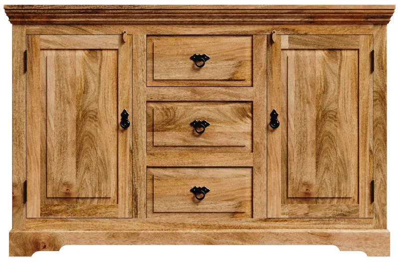 Komoda Guru 140x90x45 z mangového dreva Mango natural Komoda Guru 140x90x45 z mangového dreva Mango natural